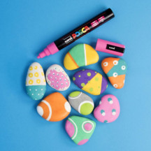 Marker UNI Posca z farbą plakatową PC-5M brązowy (6)