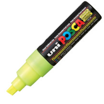Marker UNI Posca z farbą plakatową PC-8K fluorescencyjny żółty (2)