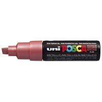 Marker UNI Posca z farbą plakatową PC-8K metaliczny czerwony