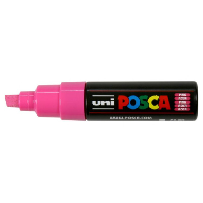 Marker UNI Posca z farbą plakatową PC-8K różowy (1)