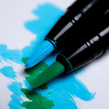 Marker UNI Posca z farbą plakatową PCF-350 niebieski (7)