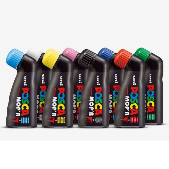 Marker UNI Posca z farbą plakatową PCM-22 czarny (3)