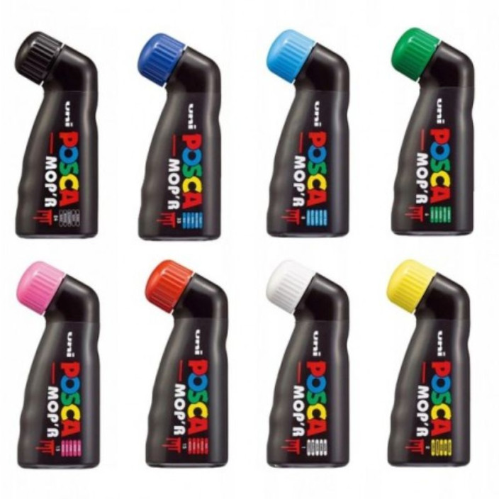 Marker UNI Posca z farbą plakatową PCM-22 niebieski (2)