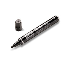 Marker wodoodporny PENTEL z okrągłą końcówką czarny