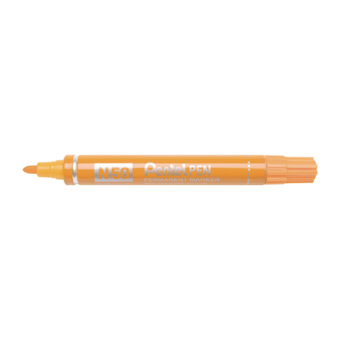 Marker wodoodporny PENTEL z okrągłą końcówką pomarańczowy