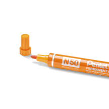Marker wodoodporny PENTEL z okrągłą końcówką pomarańczowy