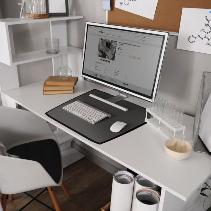 Mata na biurko DURABLE Artwork czarna 590x470mm z nakładką (5)