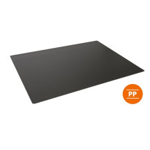 Mata na biurko DURABLE czarna 650x500mm ozdobne krawędzie