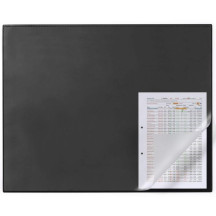 Mata na biurko DURABLE czarna 650x500mm zabezpieczone krawędzie (2)