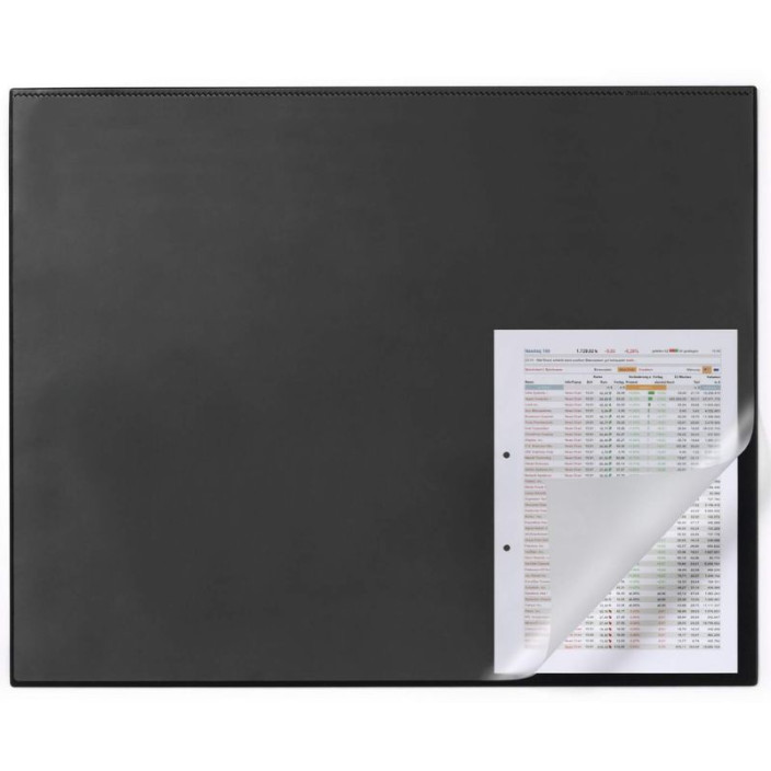 Mata na biurko DURABLE czarna 650x500mm zabezpieczone krawędzie (2)