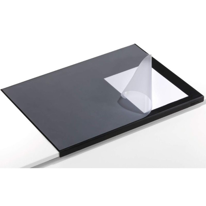 Mata na biurko DURABLE czarna 650x500mm zabezpieczone krawędzie (7)