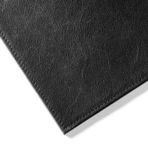 Mata na biurko DURABLE czarna ze skóry 650x450mm (3)