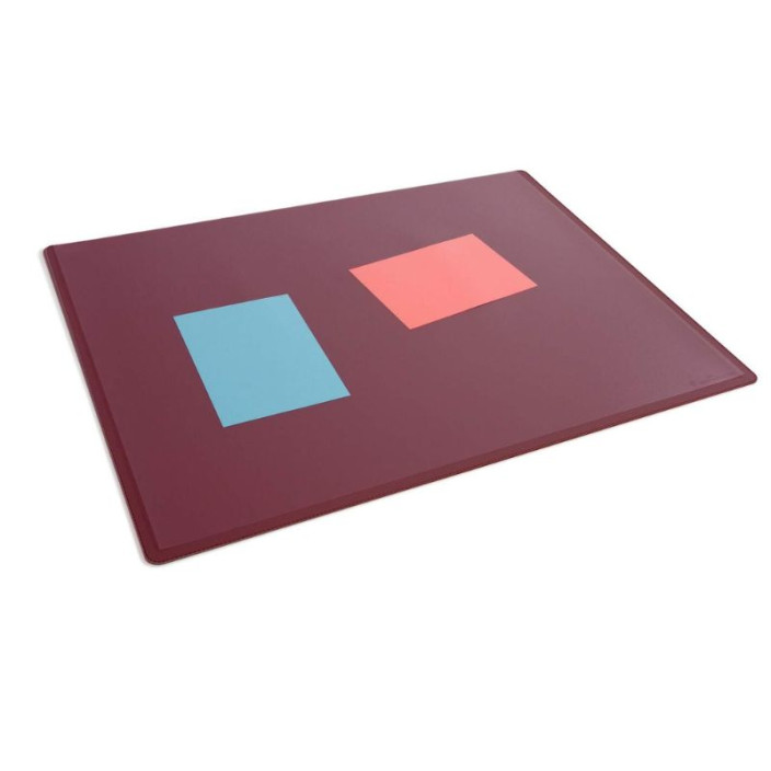 Mata na biurko DURABLE czerwona 530x400mm z nakładką (2)
