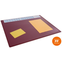 Mata na biurko DURABLE czerwona 650x500mm z kalendarzem (3)