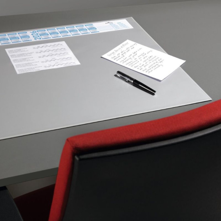 Mata na biurko DURABLE czerwona 650x500mm z kalendarzem (5)