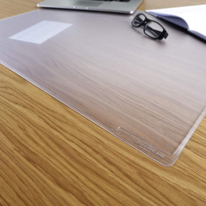 Mata na biurko DURABLE Duraglas transparentna 650x500mm (8)