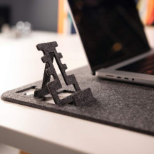 Mata na biurko DURABLE Effect antracytowa 700x330mm filcowa (16)