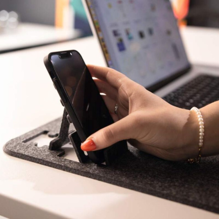 Mata na biurko DURABLE Effect antracytowa 700x330mm filcowa (17)