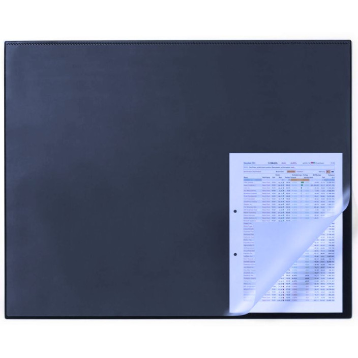 Mata na biurko DURABLE granatowa 650x500mm zabezpieczone krawędzie (2)