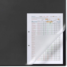 Mata na biurko DURABLE szara 650x520mm z nakładką (3)