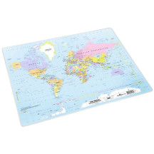Mata na biurko DURABLE z mapą Świata 500x380mm (2)