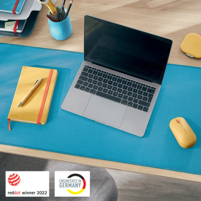 Mata na biurko LEITZ Ergo Cosy niebieska (7)