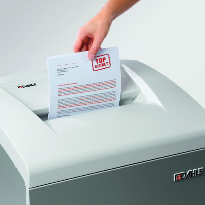 Niszczarka DAHLE 410 AIR L plus szara 4x40mm