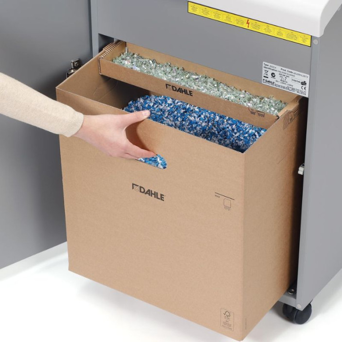 Niszczarka DAHLE 610 AIR Clean Tec szara 0,8x12mm