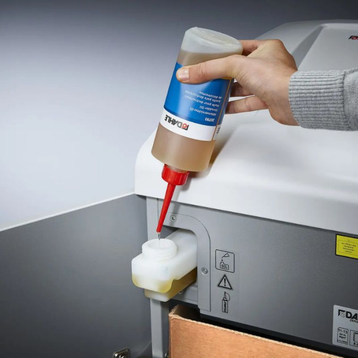 Niszczarka DAHLE 610 szara 0,8x12mm