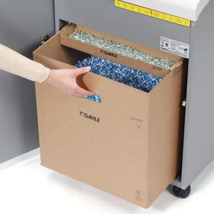 Niszczarka do dokumentów DAHLE 104 AIR Clean Tec szara 5,8mm (5)