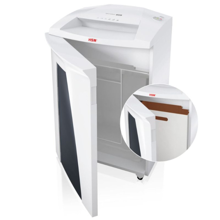 Niszczarka do papieru HSM SECURIO B34 0,78x11 mm 1845111O biała z automatyczną oliwiarką