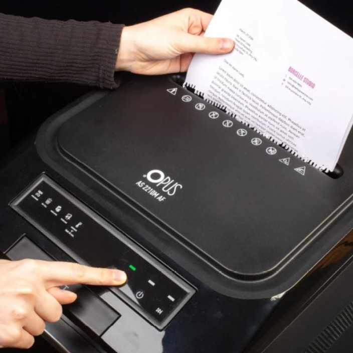 Niszczarka do papieru OPUS AS 2210M AF 2x12mm