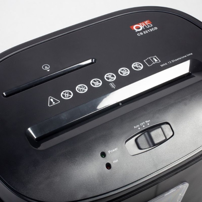 Niszczarka do papieru OPUS CS 2212 CD 4x35mm