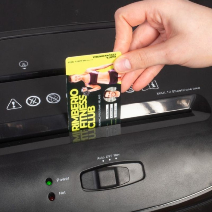 Niszczarka do papieru OPUS CS 2212 CD 4x35mm