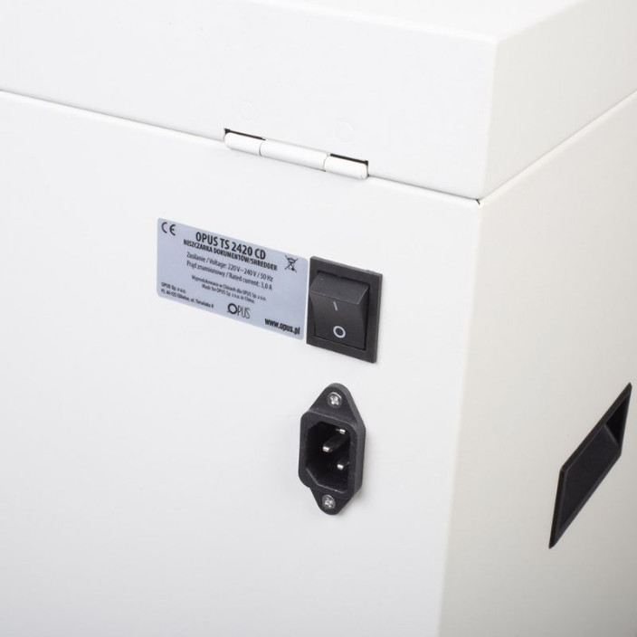 Niszczarka do papieru OPUS TS 2420 CD 4x40mm