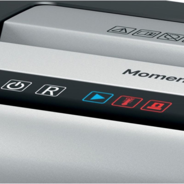 Niszczarka do papieru Rexel Momentum M510, mikro ścinki, P-5, 10 kart., 23l, czarna