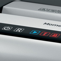 Niszczarka do papieru Rexel Momentum X410, konfetti, P-4, 10 kart., 23l, czarna