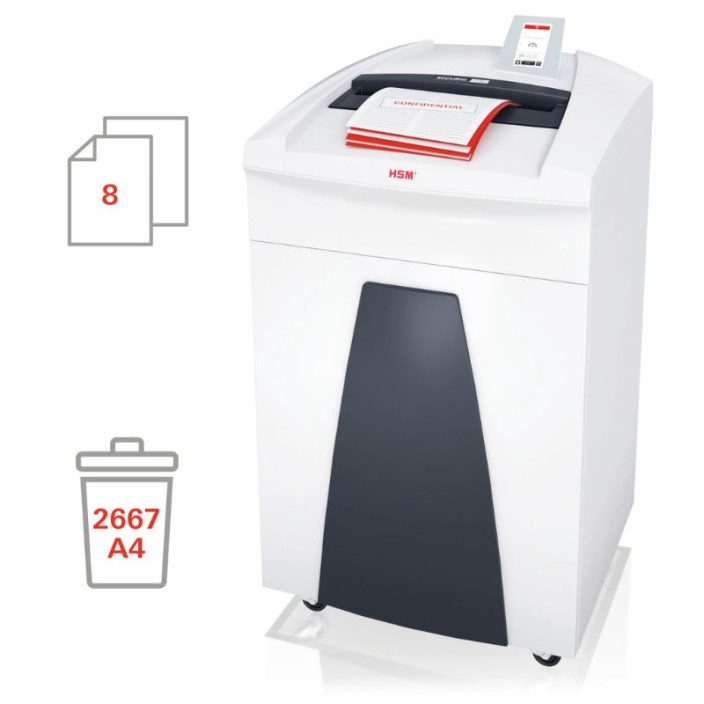 Niszczarka HSM P36i 1x5 mm OMDD biała 1854121M