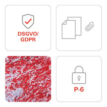 Niszczarka HSM SECURIO AF300 0,78x11 mm biała 2095121