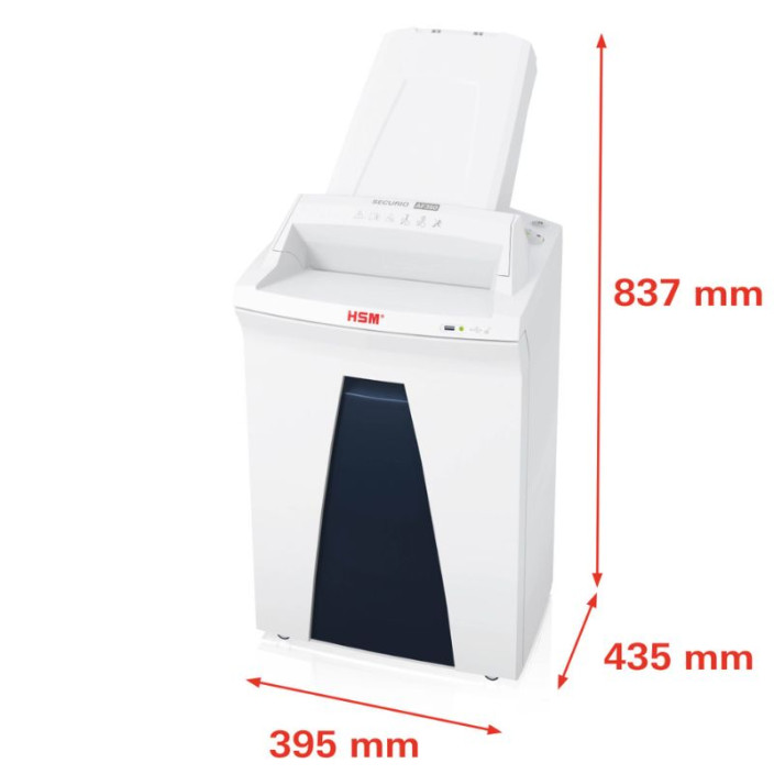 Niszczarka HSM SECURIO AF350 1,9x15 mm biała 2112111