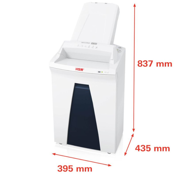 Niszczarka HSM SECURIO AF350 4,5x30 mm biała 2113111