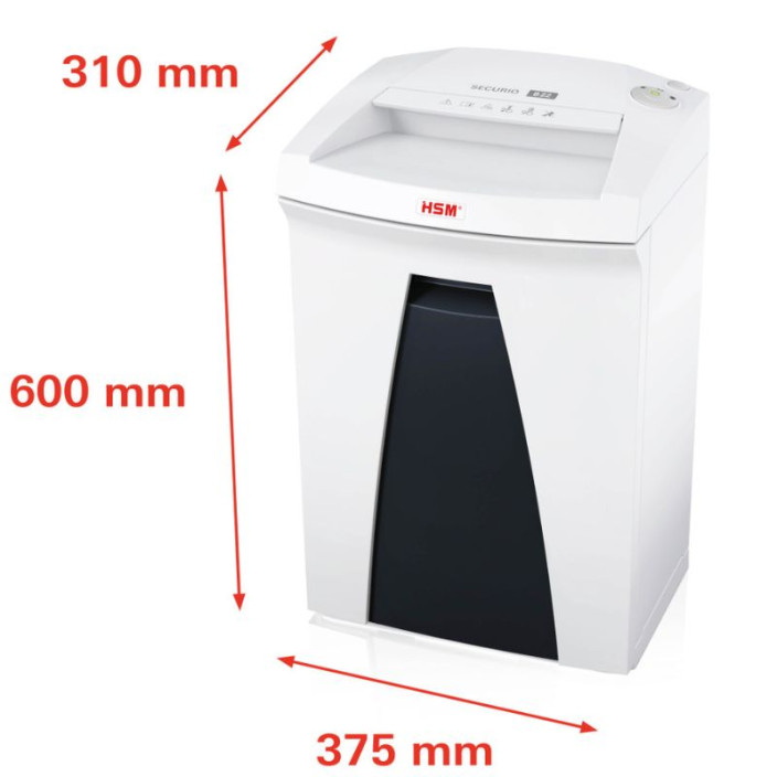 Niszczarka HSM SECURIO B22 0,78x11 mm biała 1835121