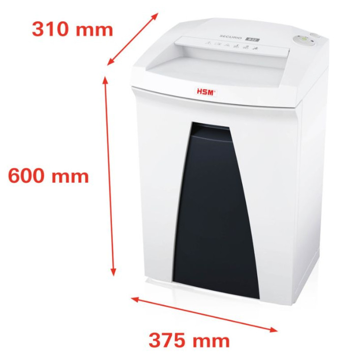 Niszczarka HSM SECURIO B22 3,9x30 mm biała 1833121