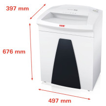 Niszczarka HSM SECURIO B26 1,9x15 mm biała 1802111O z automatyczną oliwiarką