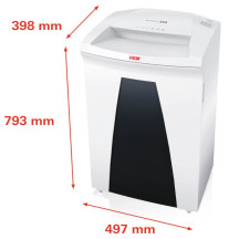 Niszczarka HSM SECURIO B32 1,5 mm biała 1824111O z automatyczną oliwiarką