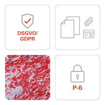 Niszczarka HSM SECURIO B35 0,78x11 mm biała 1925111O z automatycznym systemem oliwienia