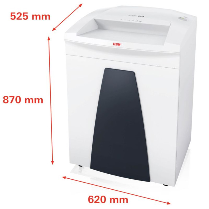 Niszczarka HSM SECURIO B35 1,9x15 mm biała 1922111O z automatycznym systemem oliwienia