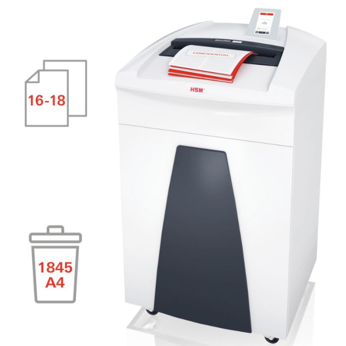 Niszczarka HSM SECURIO P36i 1,9x15 mm CD biała 1852121C