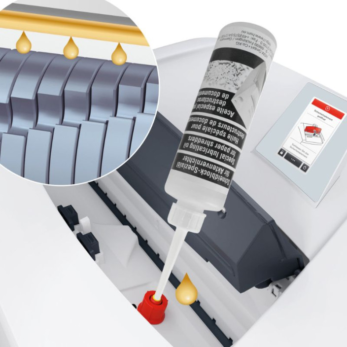 Niszczarka HSM SECURIO P44i 3,9x40 mm biała CD 1873121C