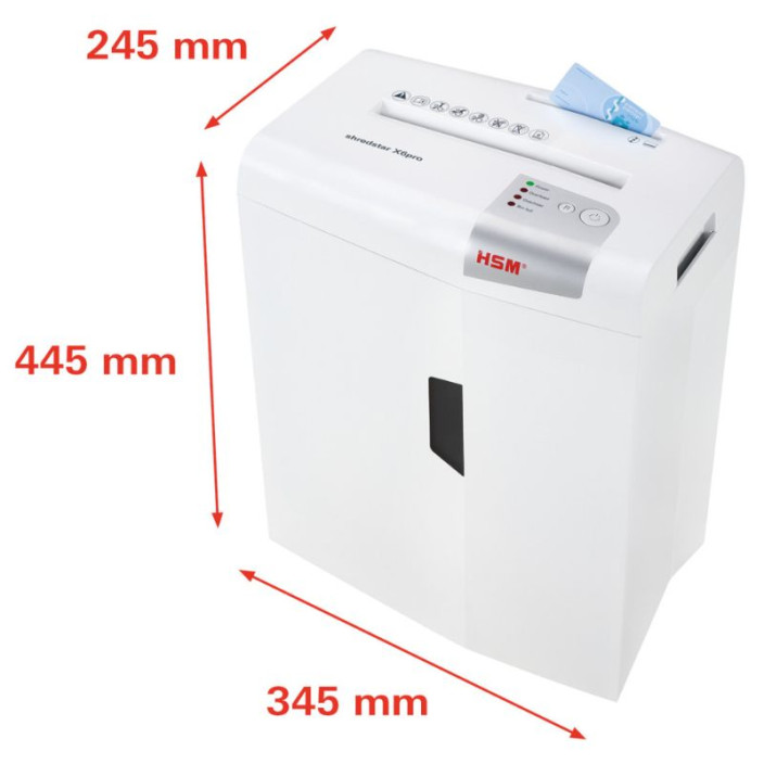 Niszczarka HSM SHREDSTAR X6pro 2x15 mm CD biała 1046111